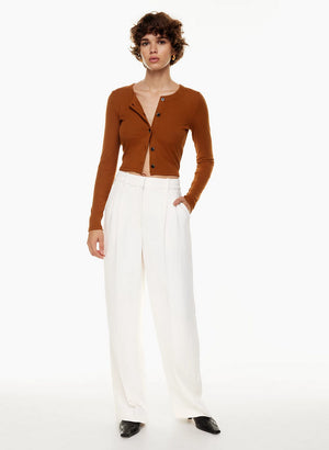 High Waist Straight Trousers With Pockets Wide Leg Casual Pants For Women — 3